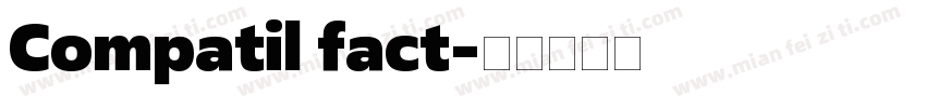 Compatil fact字体转换